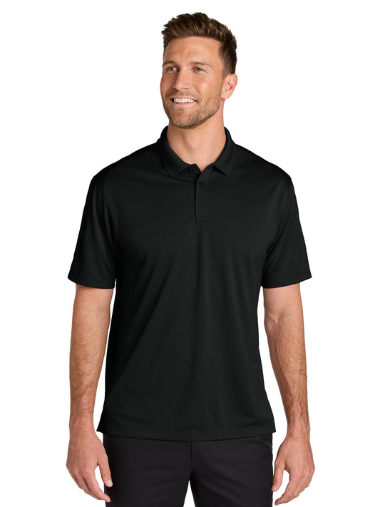 Men's Pocketless Moisture Wicking Polo - K240 - Deep Black