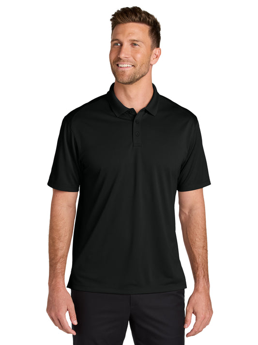 Men's Pocketless Moisture Wicking Polo - K240 - Deep Black