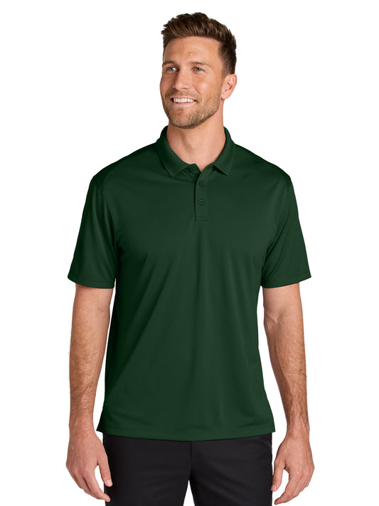 Men's Pocketless Moisture Wicking Polo - K240 - Deep Forest Green
