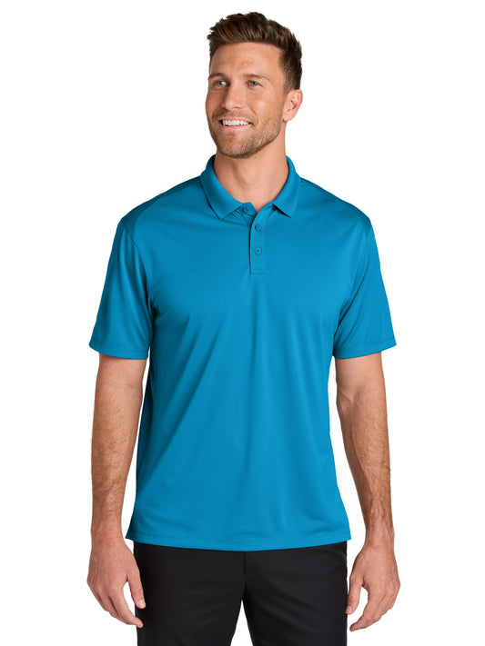 Men's Pocketless Moisture Wicking Polo - K240 - Parcel Blue
