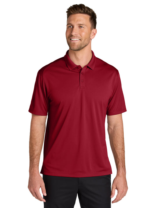 Men's Pocketless Moisture Wicking Polo - K240 - Rich Red