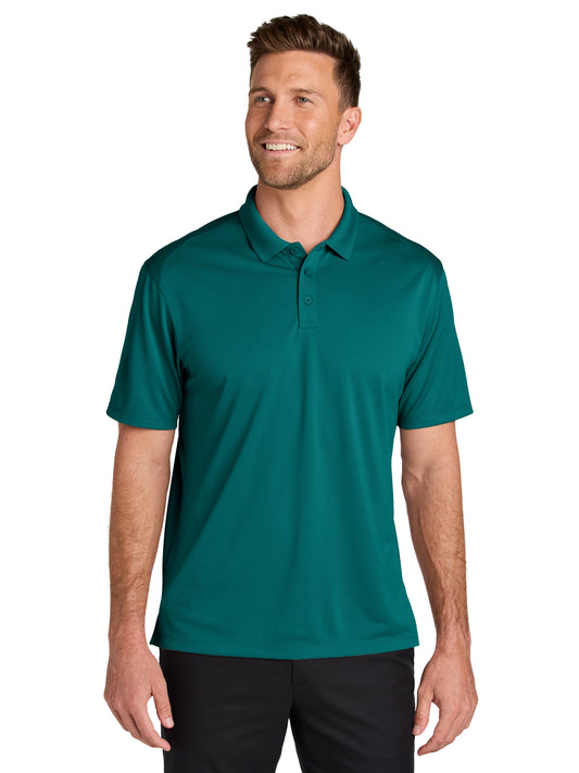 Men's Pocketless Moisture Wicking Polo - K240 - Teal Green