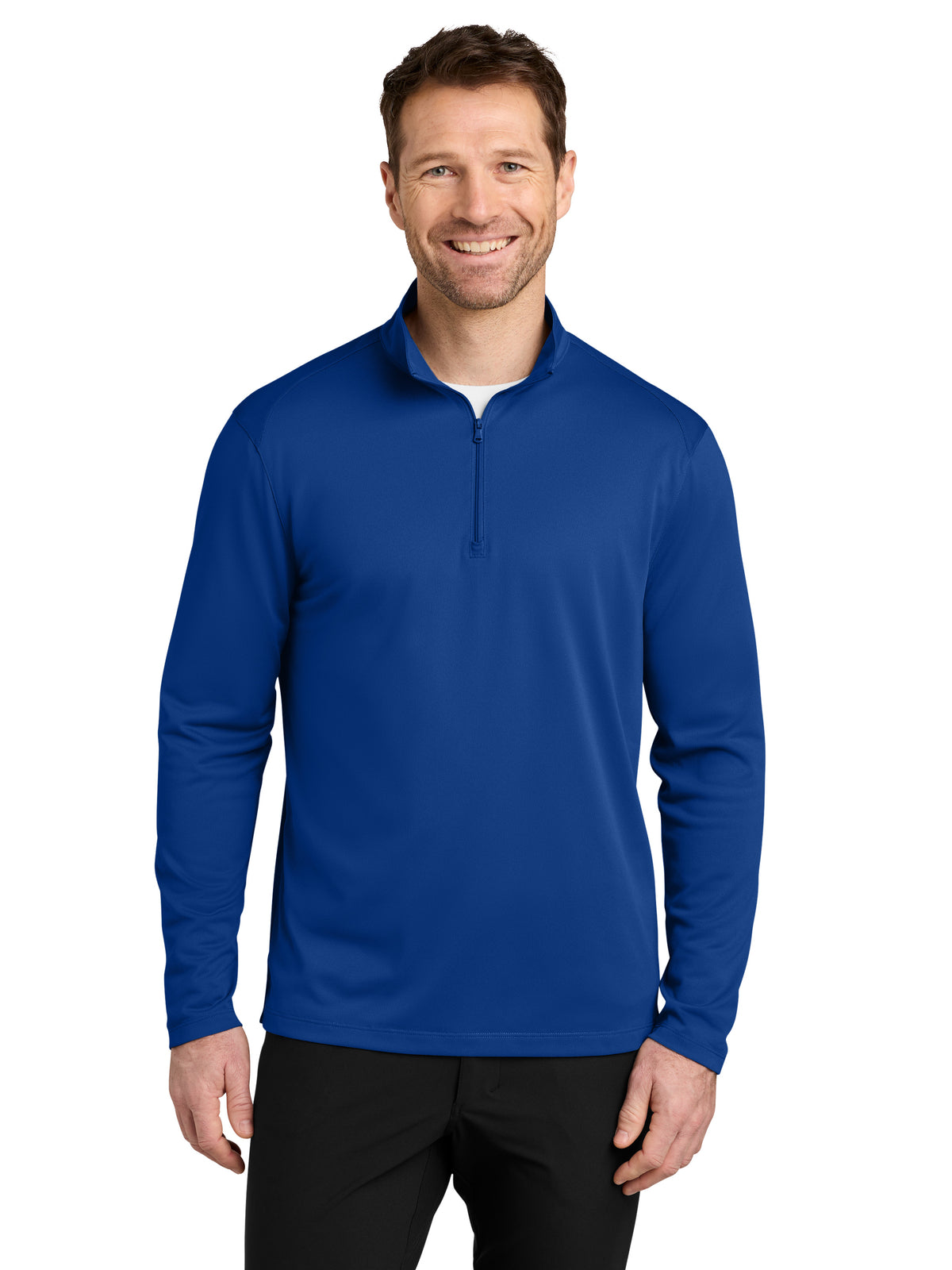 Men's Wearever Performance Pique 1/4-Zip Sweatshirt - K241 - True Royal