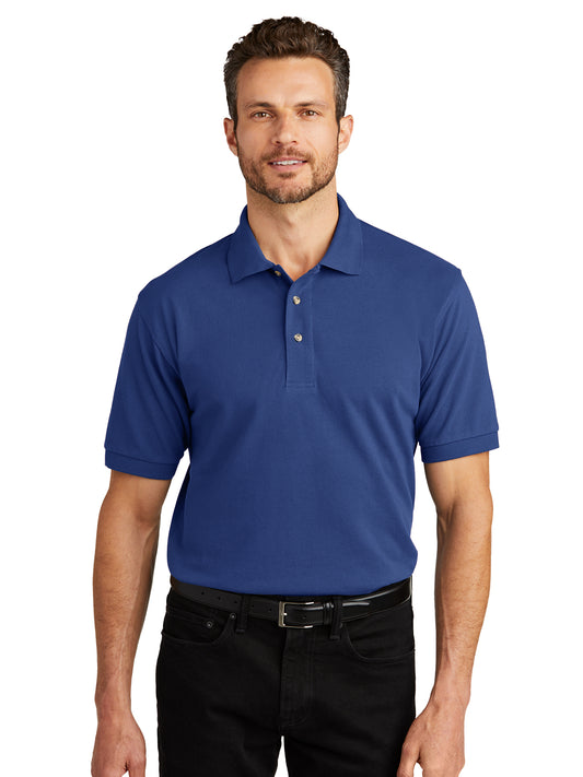 Men's Heavyweight Pique Polo - K420 - Royal