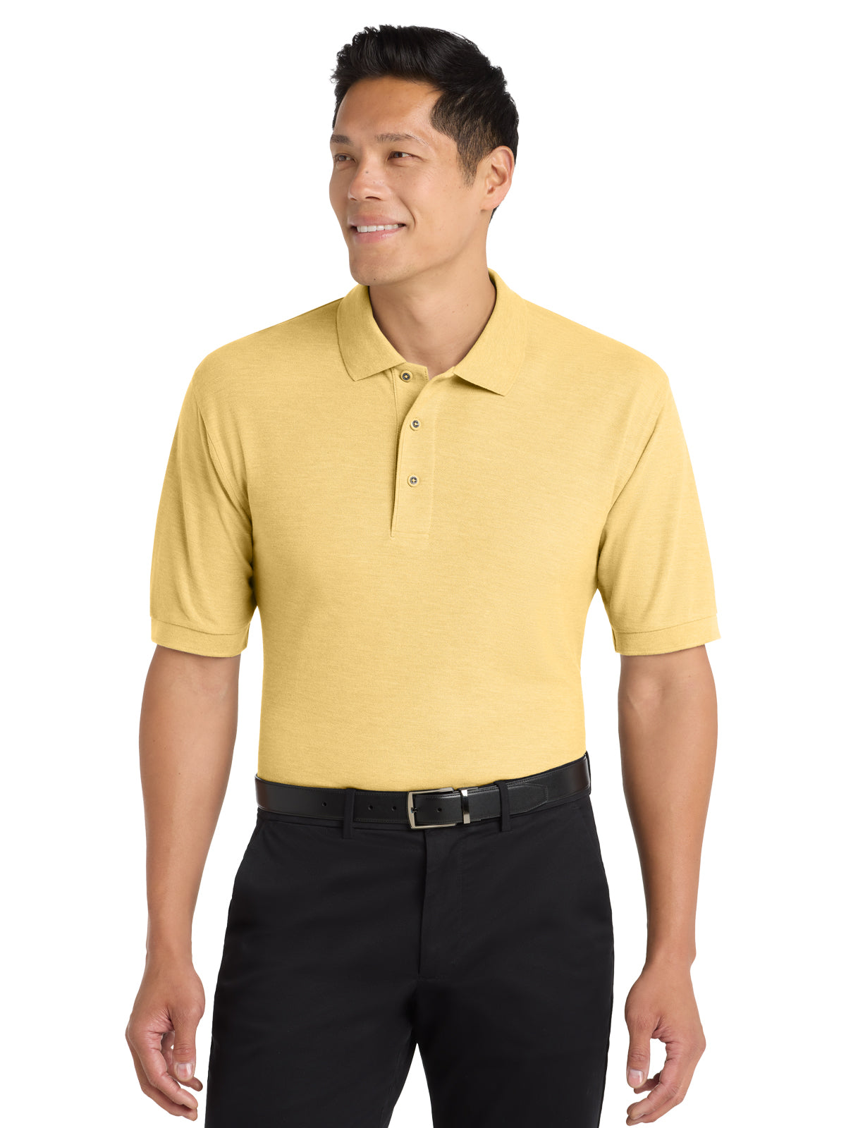 Men's Stretch Pique Polo - K500 - Banana