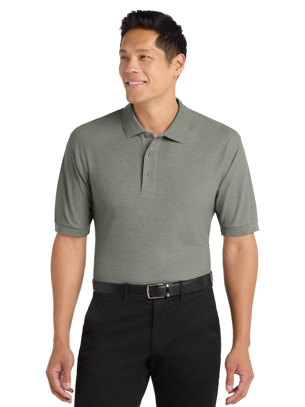 Men's Stretch Pique Polo - K500 - Cool Grey