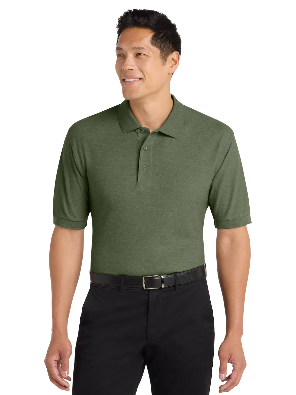 Men's Stretch Pique Polo - K500 - Clover Green