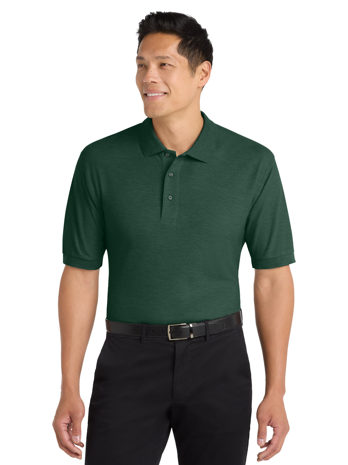 Men's Stretch Pique Polo - K500 - Dark Green