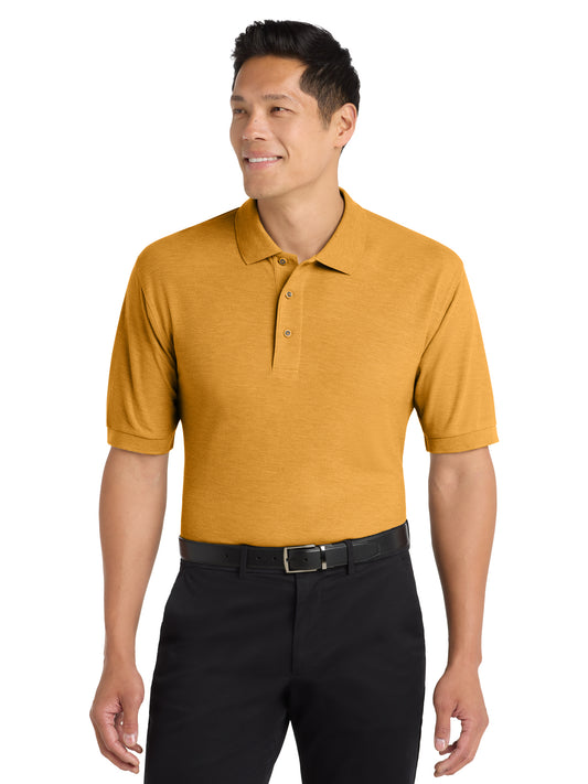 Men's Stretch Pique Polo - K500 - Gold