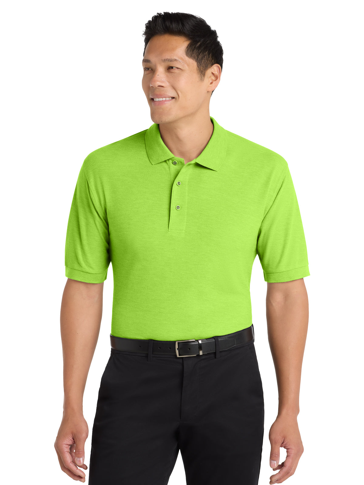 Men's Stretch Pique Polo - K500 - Lime