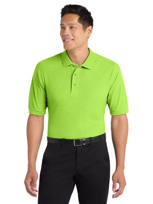 Men's Stretch Pique Polo - K500 - Lime