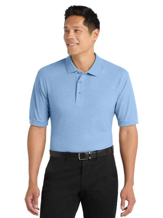 Men's Stretch Pique Polo - K500 - Light Blue