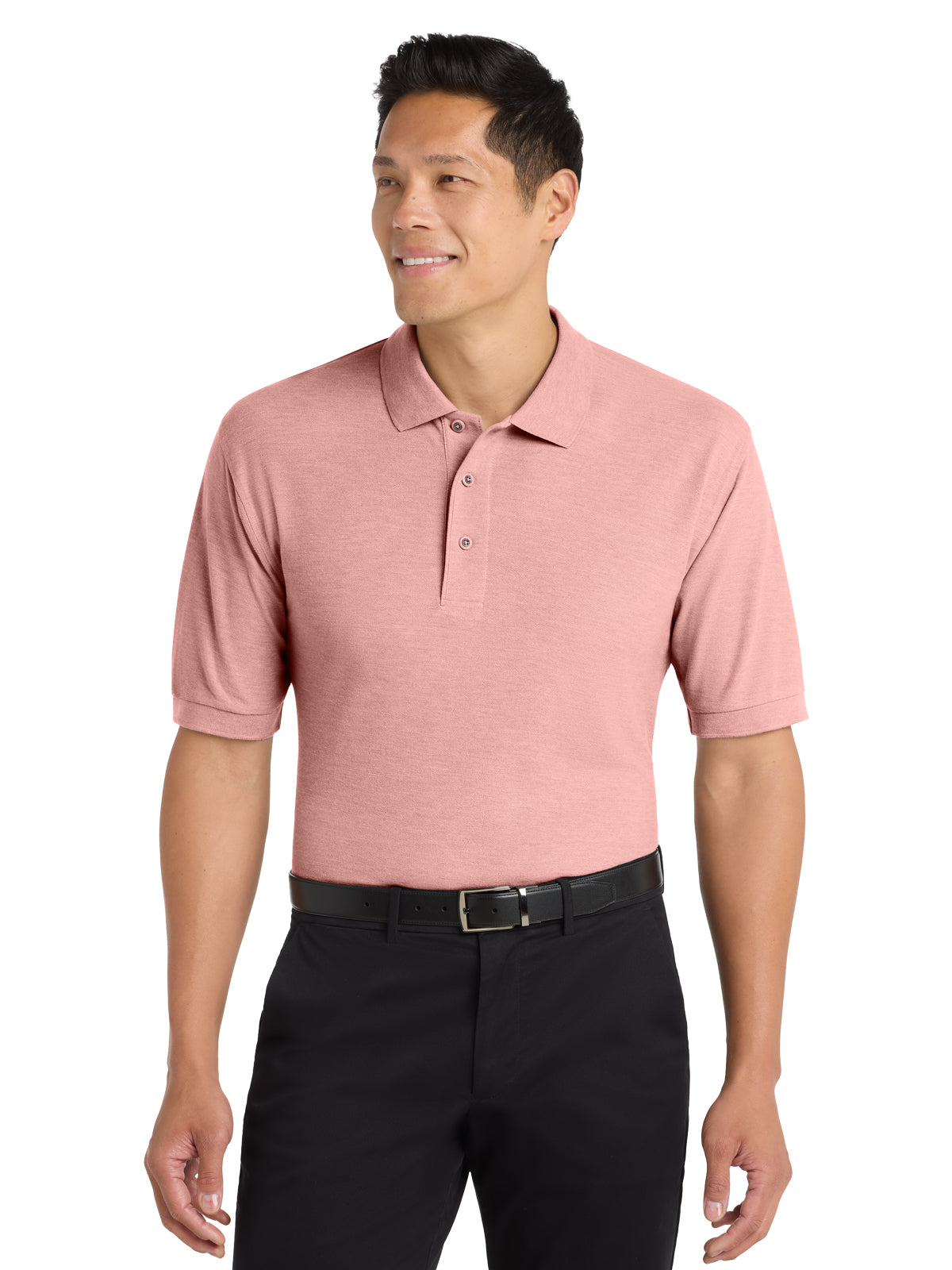 Men's Stretch Pique Polo - K500 - Light Pink