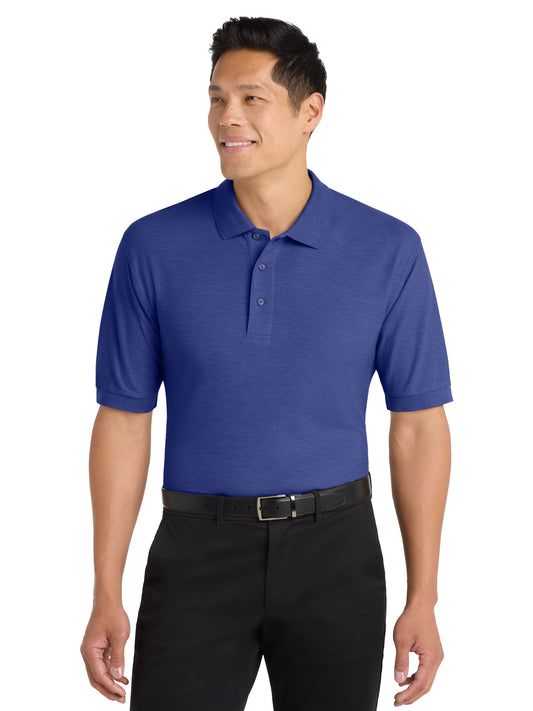Men's Stretch Pique Polo - K500 - Mediterranean Blue