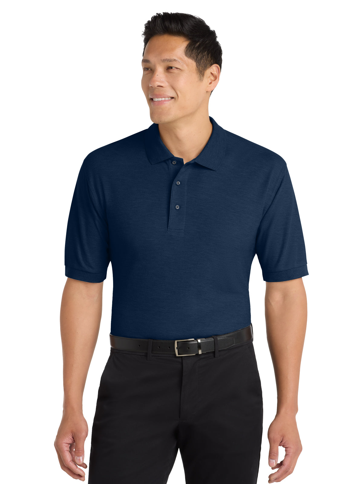 Men's Stretch Pique Polo - K500 - Navy