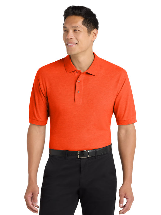 Men's Stretch Pique Polo - K500 - Orange