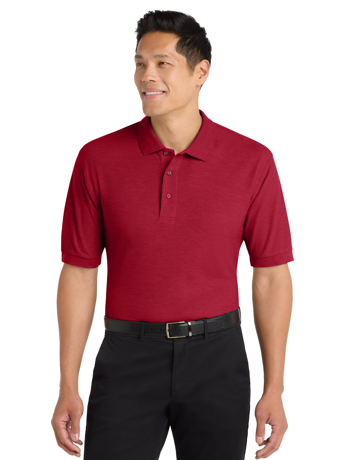 Men's Stretch Pique Polo - K500 - Red