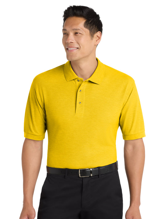 Men's Stretch Pique Polo - K500 - Sunflower Yellow
