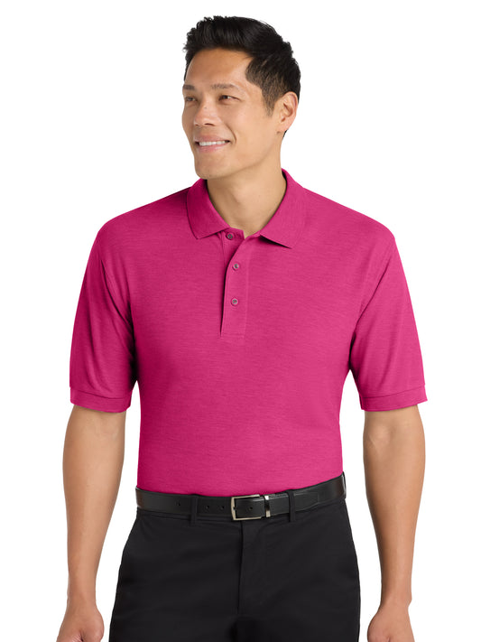 Men's Stretch Pique Polo - K500 - Tropical Pink
