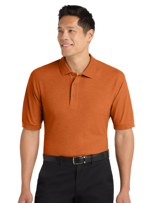 Men's Stretch Pique Polo - K500 - Texas Orange