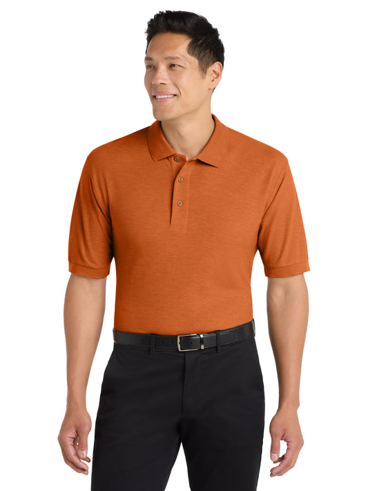 Men's Stretch Pique Polo - K500 - Texas Orange