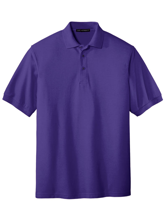 Men's Extended Size Silk Touch Polo - K500ES - Purple