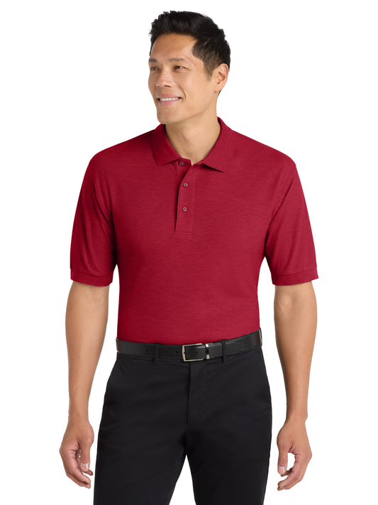 Men's Extended Size Silk Touch Polo - K500ES - Red