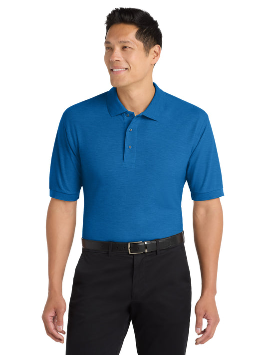 Men's Extended Size Silk Touch Polo - K500ES - Strong Blue