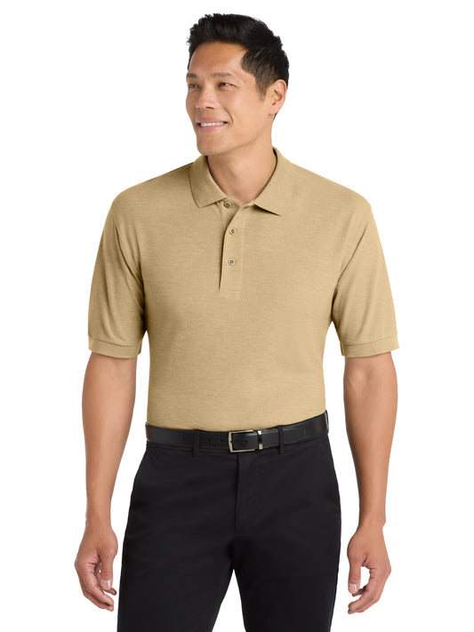 Men's Extended Size Silk Touch Polo - K500ES - Stone