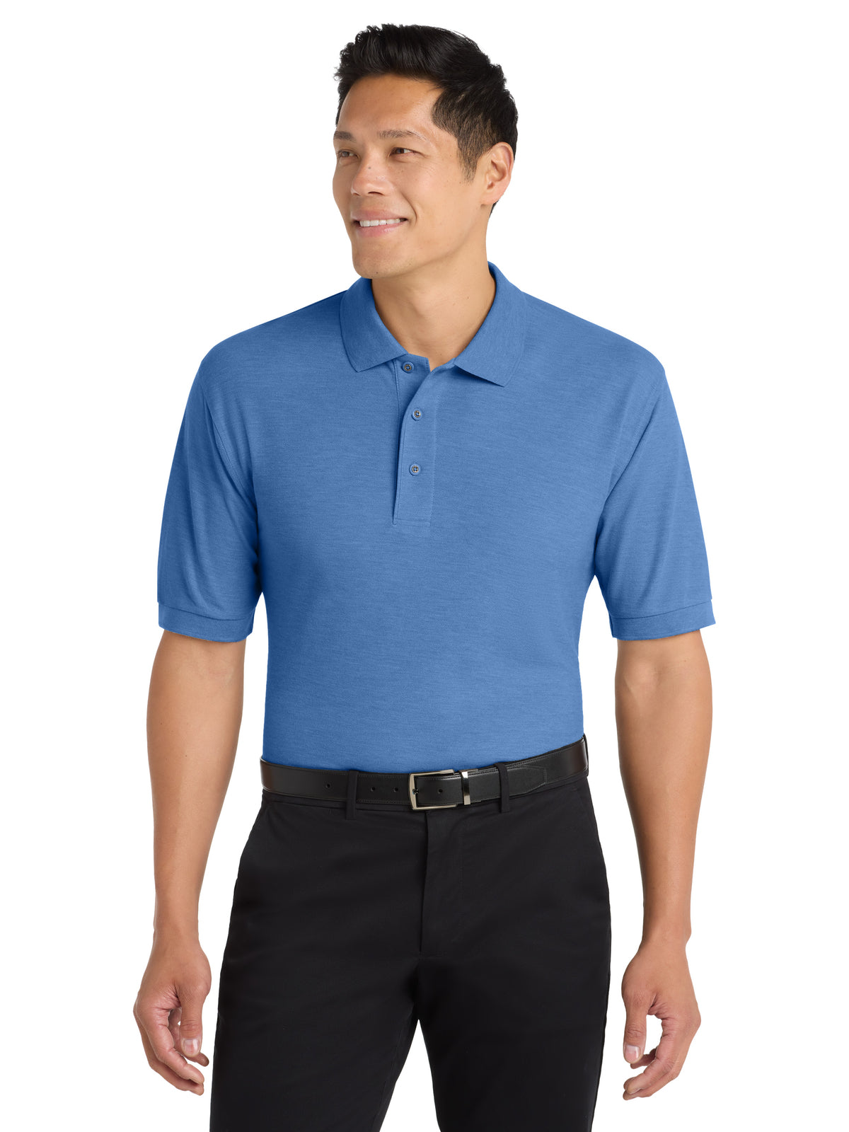 Men's Extended Size Silk Touch Polo - K500ES - Ultramarine Blue