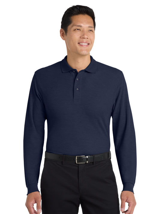 Men's Long Sleeve Polo - K500LS - Navy