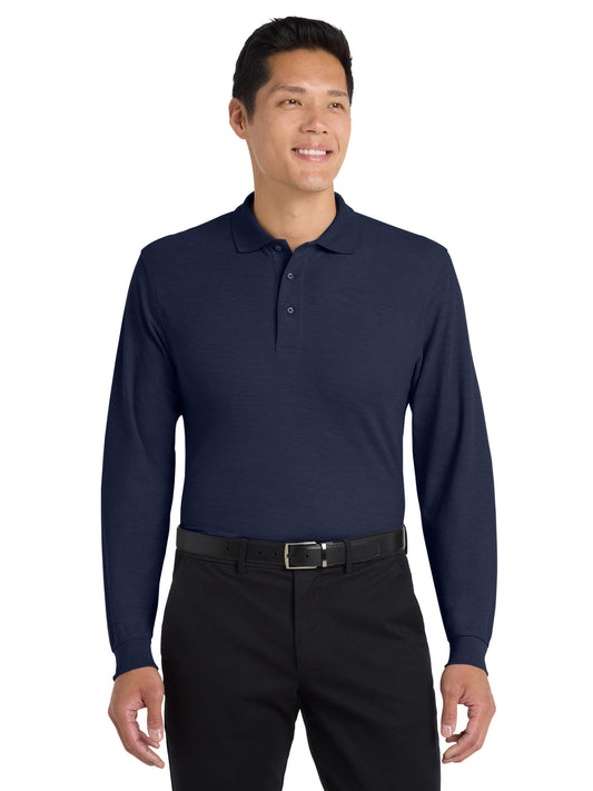 Men's Long Sleeve Polo - K500LS - Navy