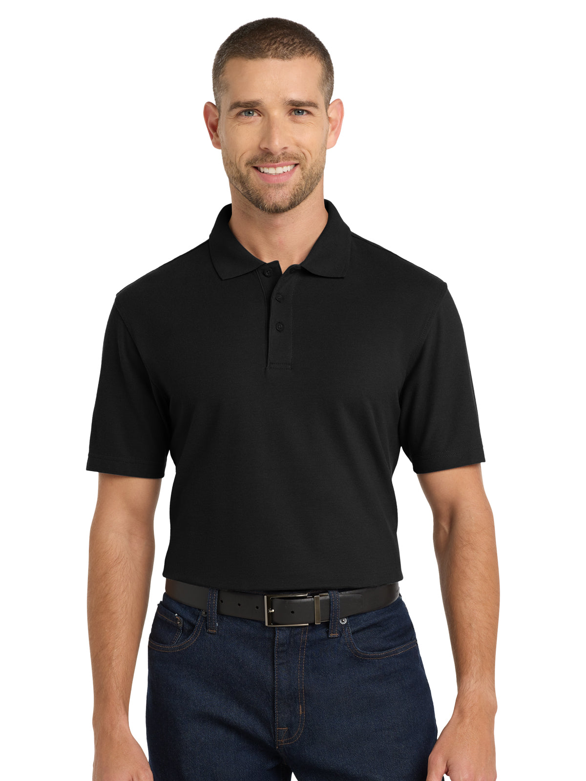 Men's Short Sleeve Polo - K510 - Black