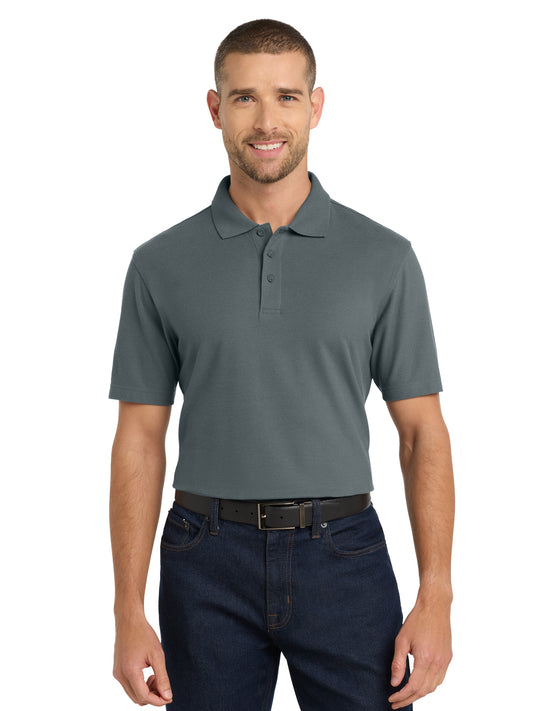 Men's Short Sleeve Polo - K510 - Steel Grey