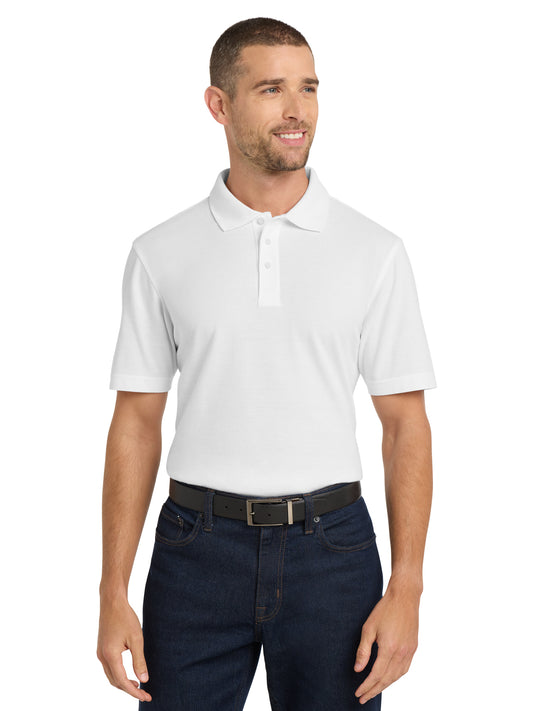 Men's Short Sleeve Polo - K510 - White