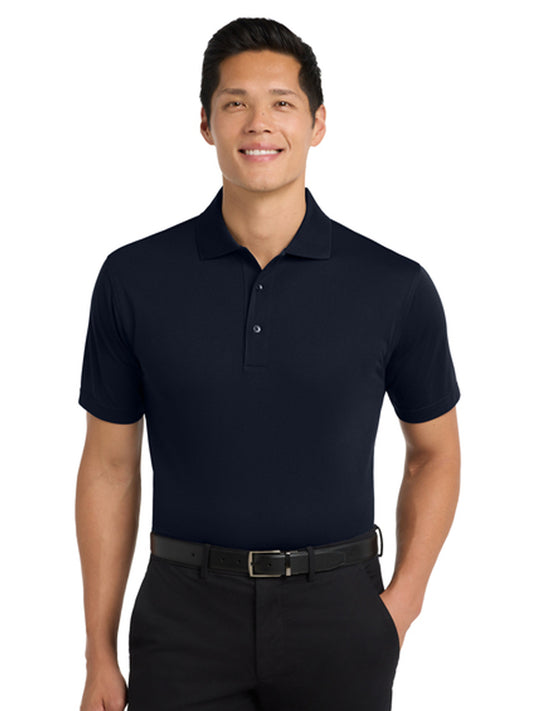 Men's Pocketless Tech Pique Polo - K527 - Dark Navy