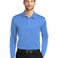 Men's Pocketless Performance Long Sleeve Polo - K540LS - Carolina Blue