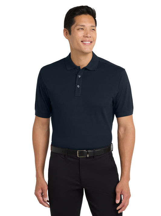 Men's Stretch Pique Polo - K555 - Dress Blue Navy
