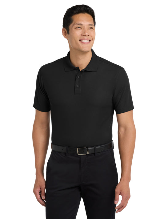 Men's Pocketless Dry Zone Grid Polo - K572 - Black