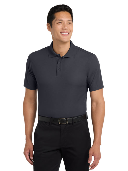Men's Pocketless Dry Zone Grid Polo - K572 - Battleship Grey