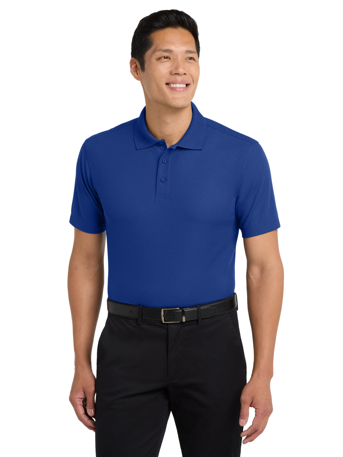 Men's Pocketless Dry Zone Grid Polo - K572 - True Royal