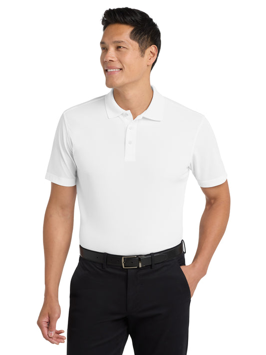 Men's Pocketless Dry Zone Grid Polo - K572 - White