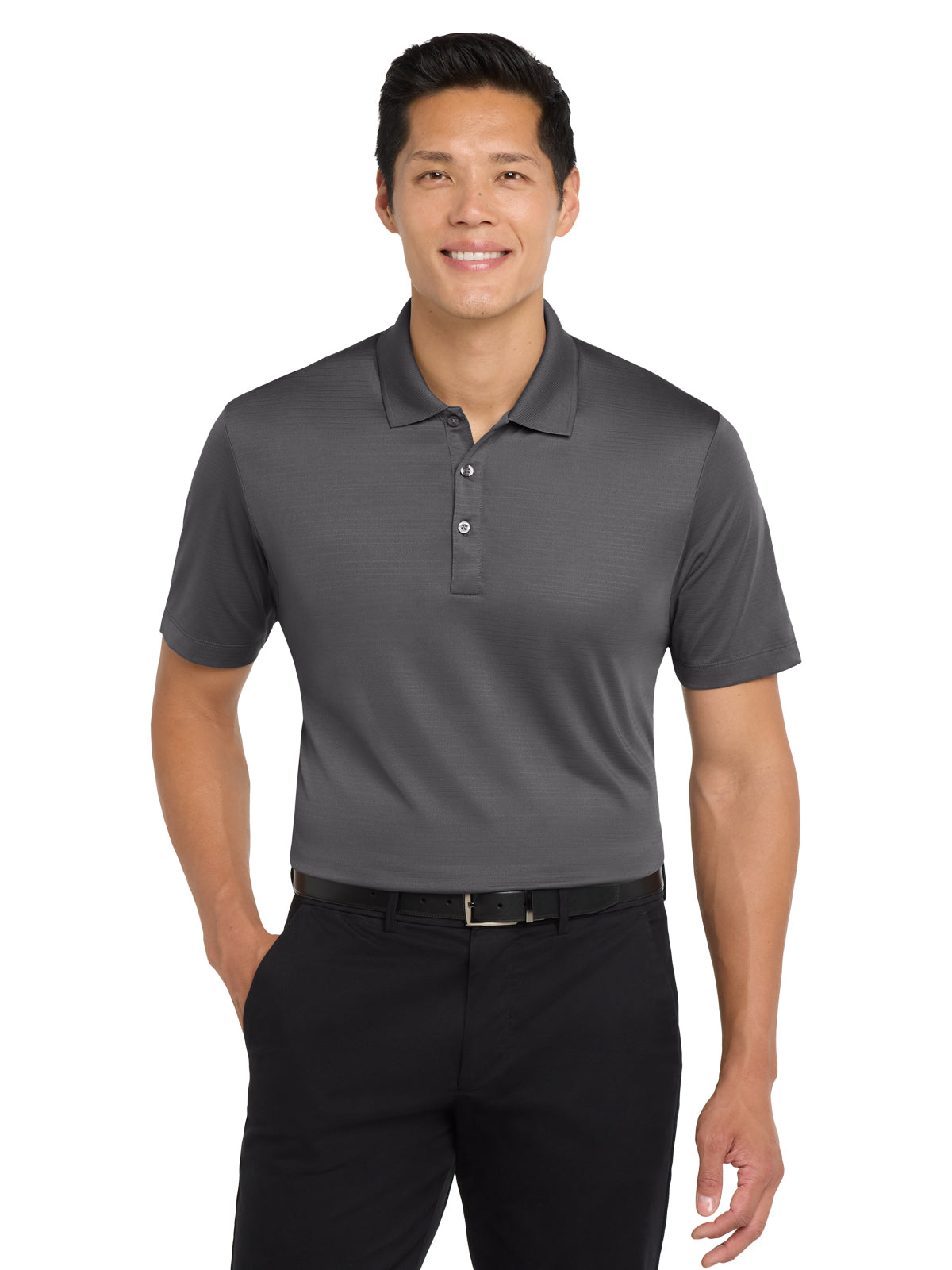 Men's Pocketless Snag Resistant Polo - K585 - Deep Black