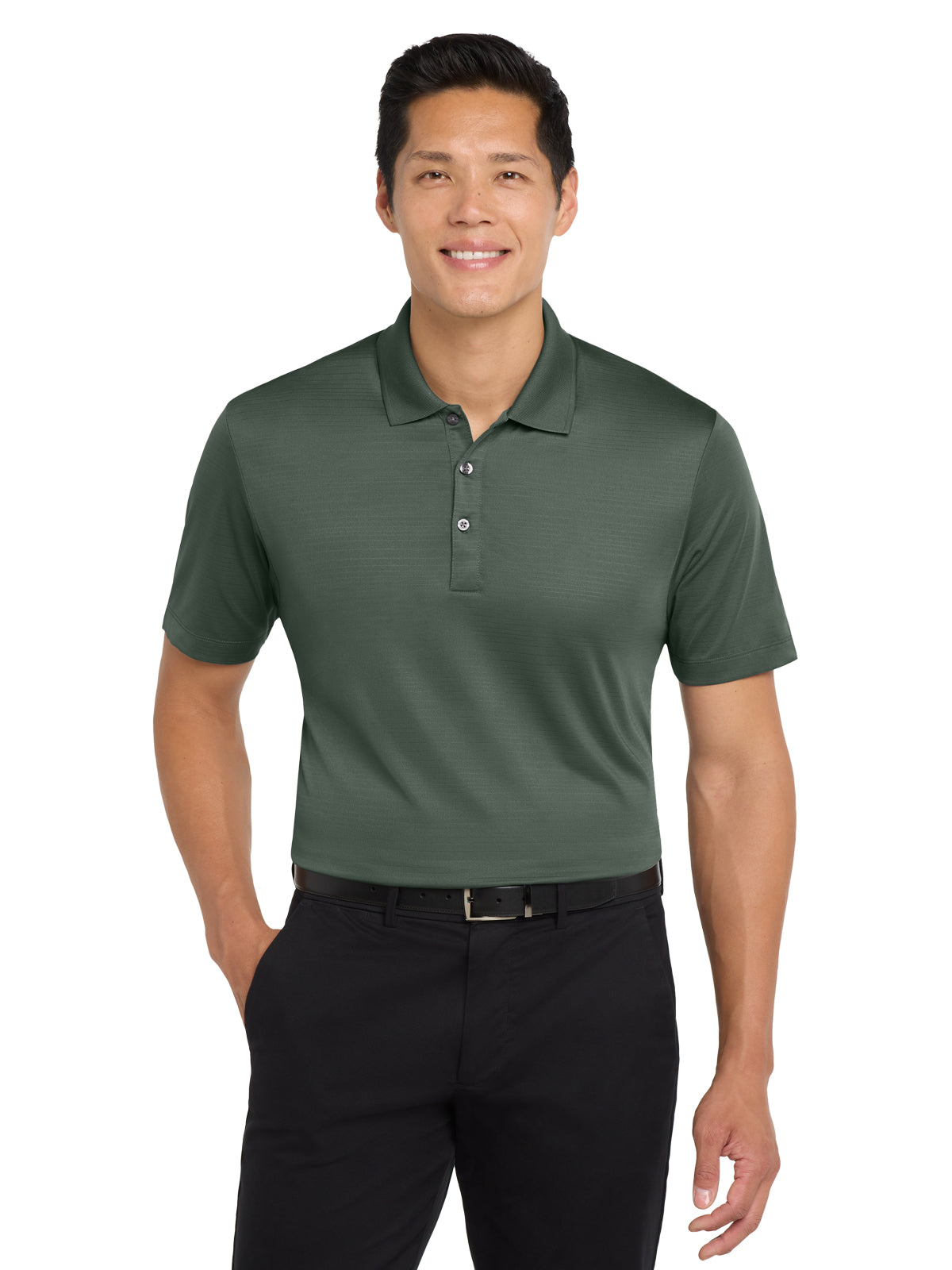 Men's Pocketless Snag Resistant Polo - K585 - Deep Forest Green