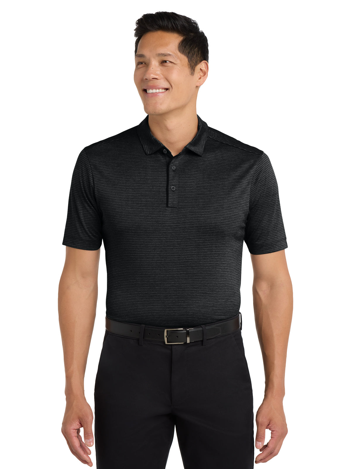 Men's Eclipse Stretch Polo - K587 - Deep Black