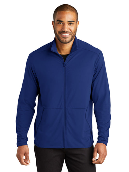 Men's 2-Pocket Stretch Fleece Full-Zip Jacket - K595 - Royal
