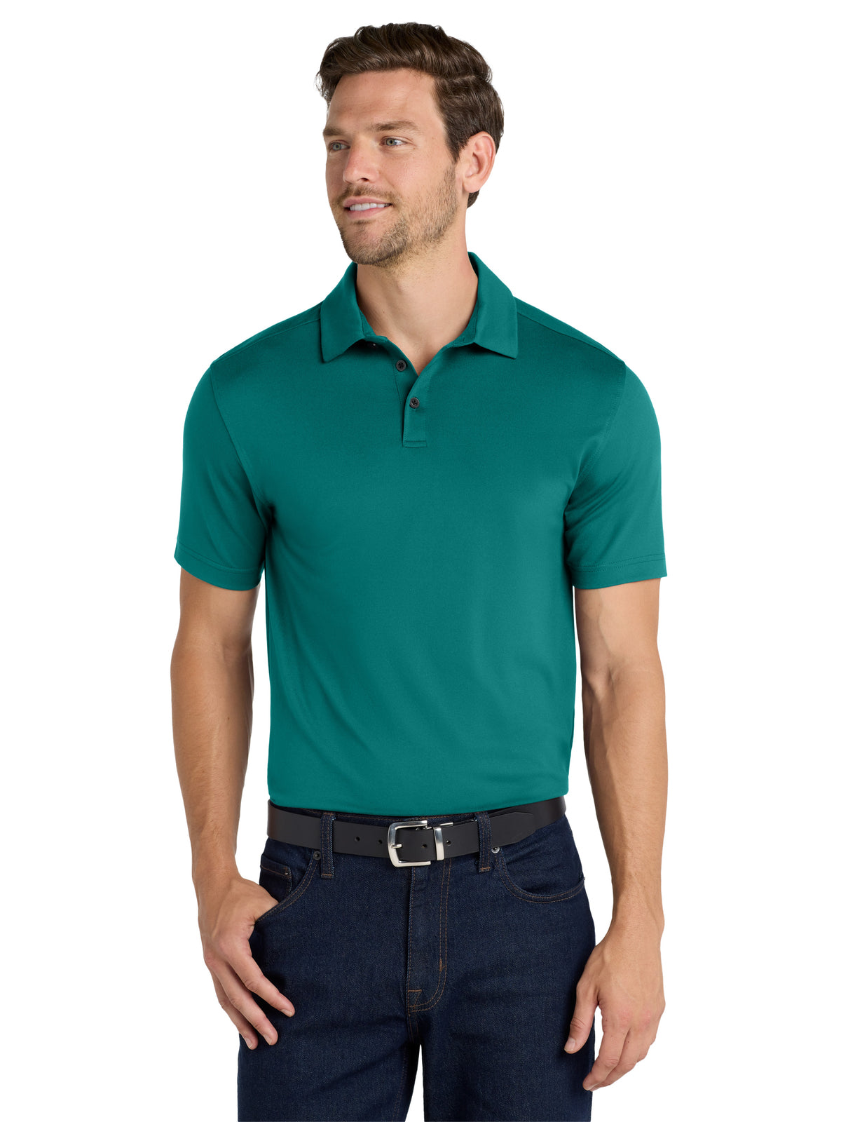 Men's City Stretch Polo - K682 - Dark Teal