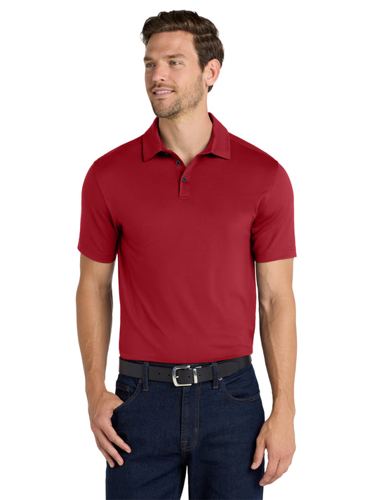 Men's City Stretch Polo - K682 - Garnet