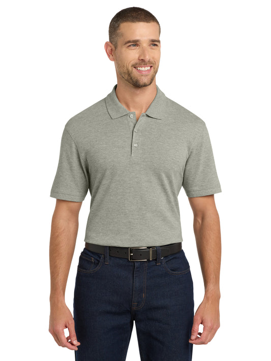 Men's EZCotton Polo - K8000 - Oxford Heather