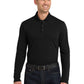 Men's EZCotton Long Sleeve Polo - K8000LS - Black